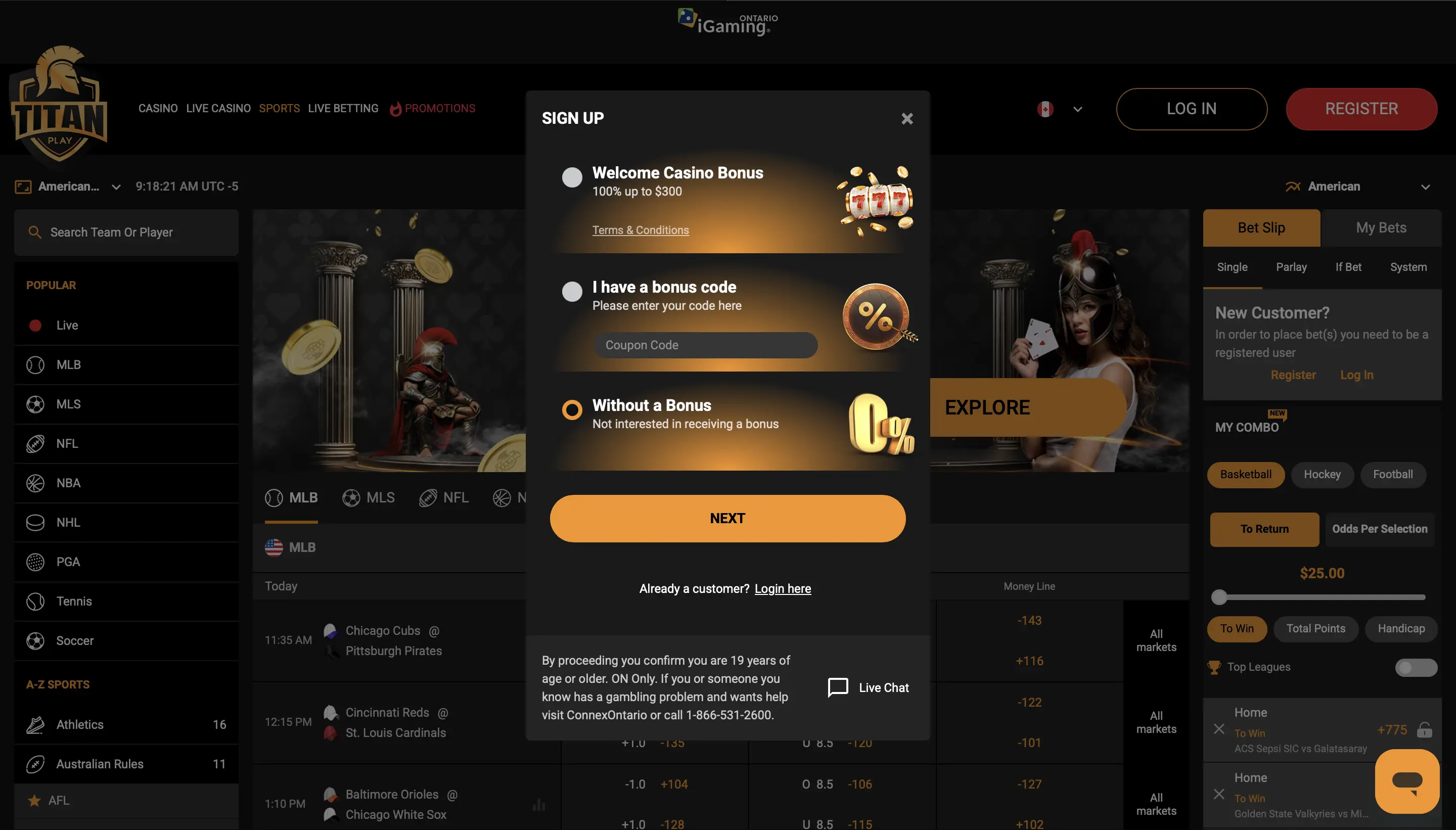 Open an Account in TitanPlay-Step 2 Open an Account in TitanPlay-Step 2