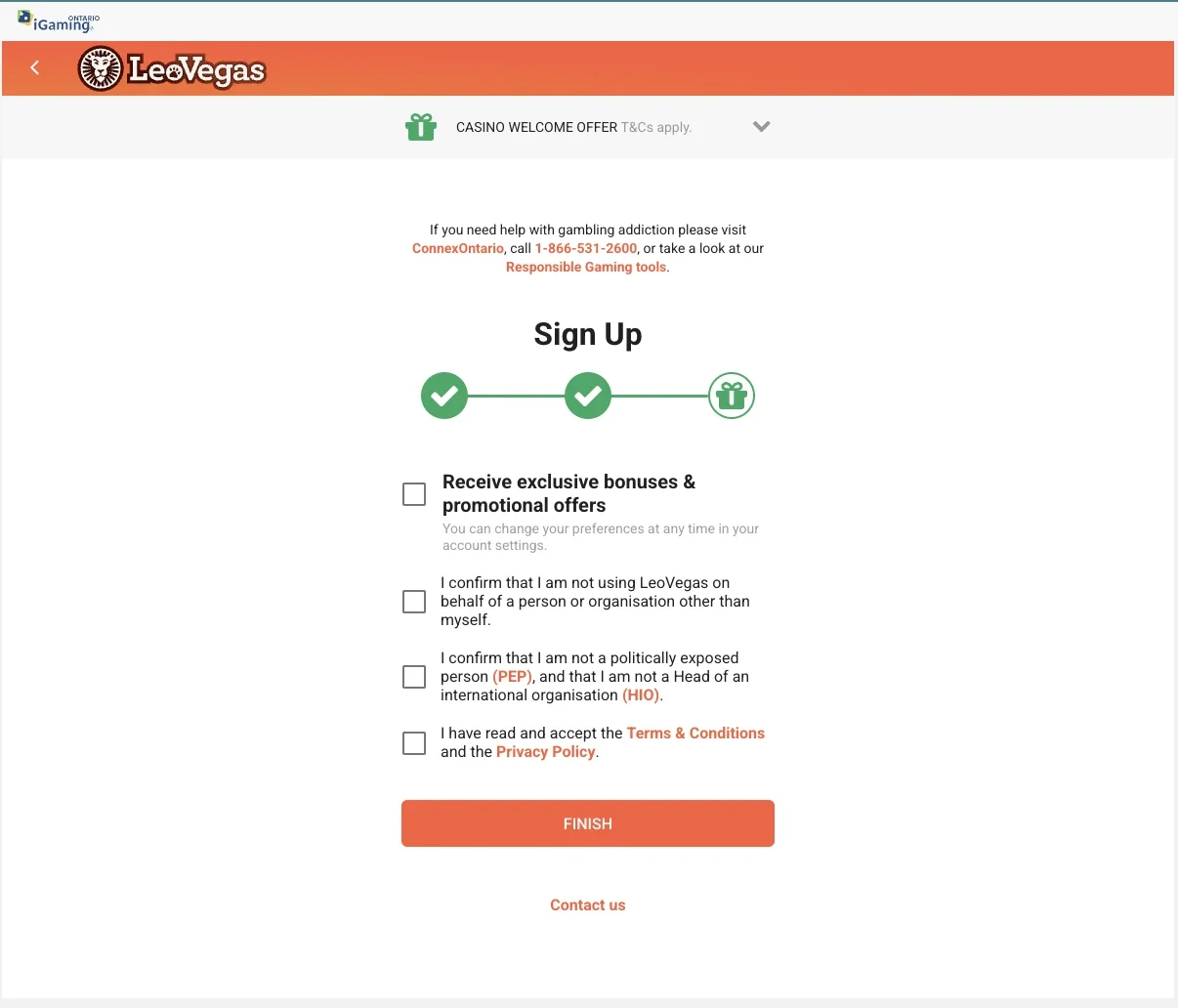 LeoVegas Final Sign up (1)