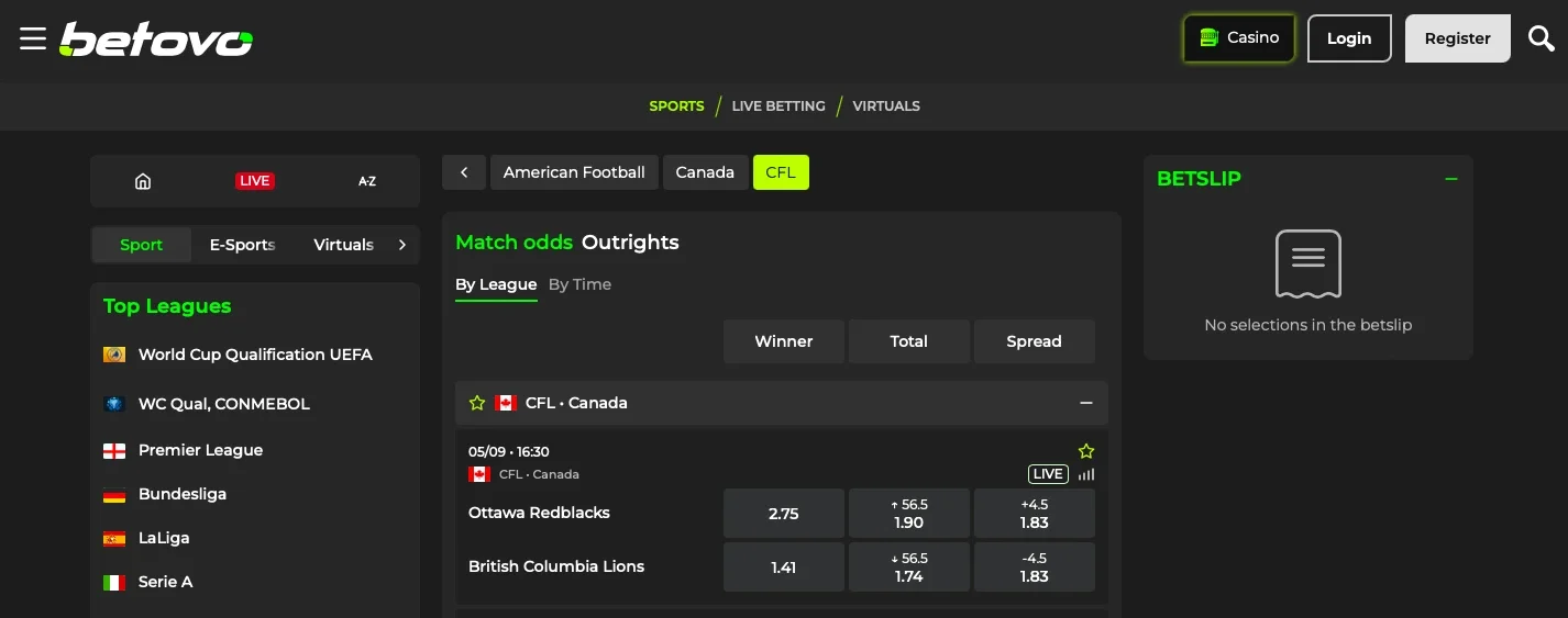 How to Bet on the CFL