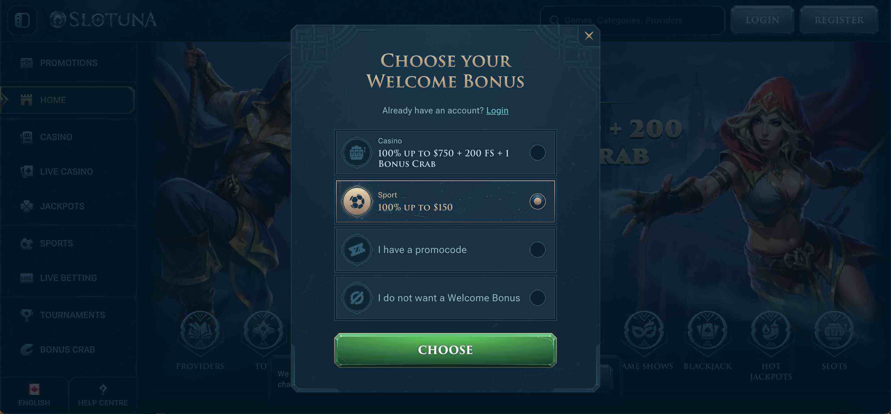 Open an Account in Slotuna-Step 5