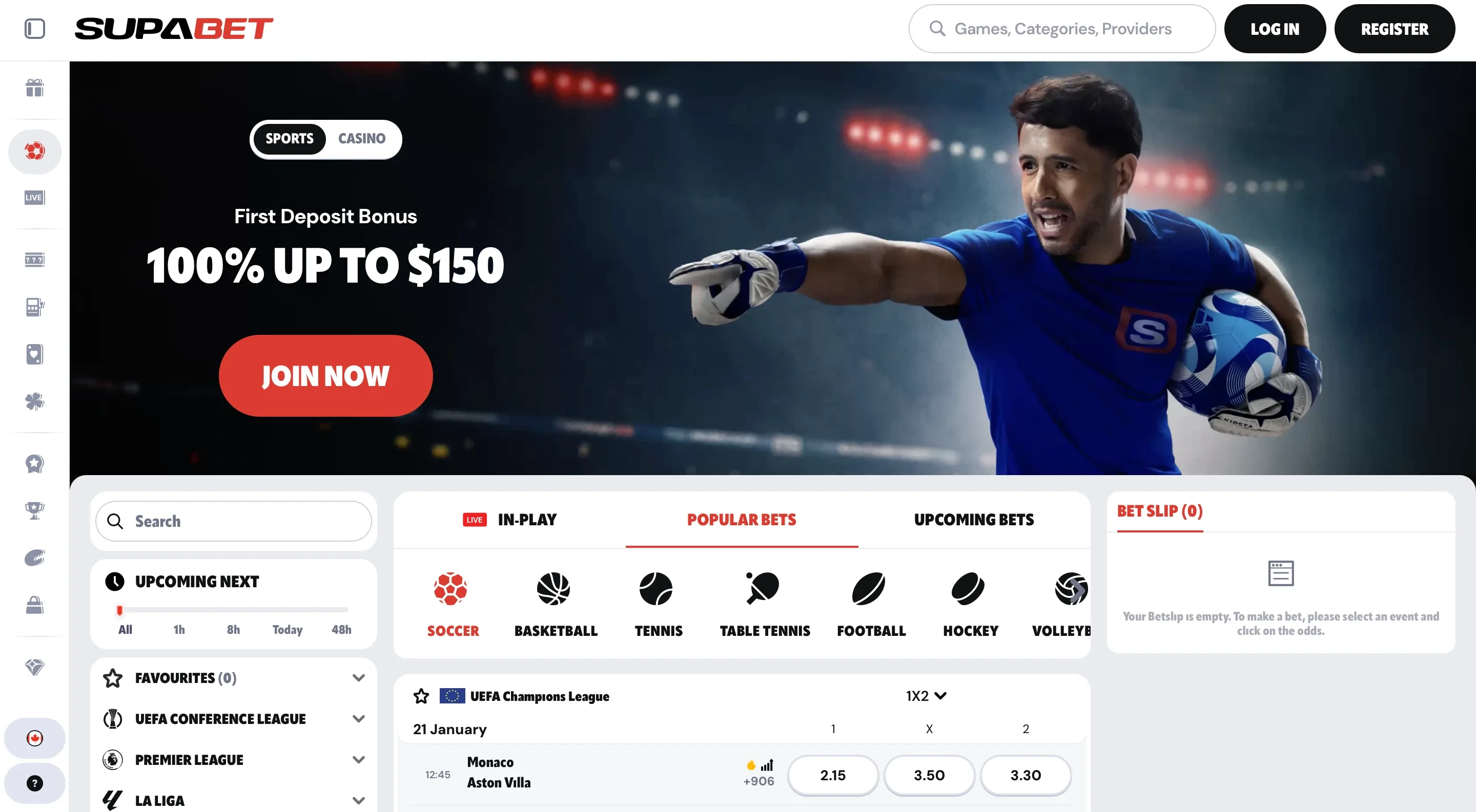 Open an Account in Supabet-Step 1