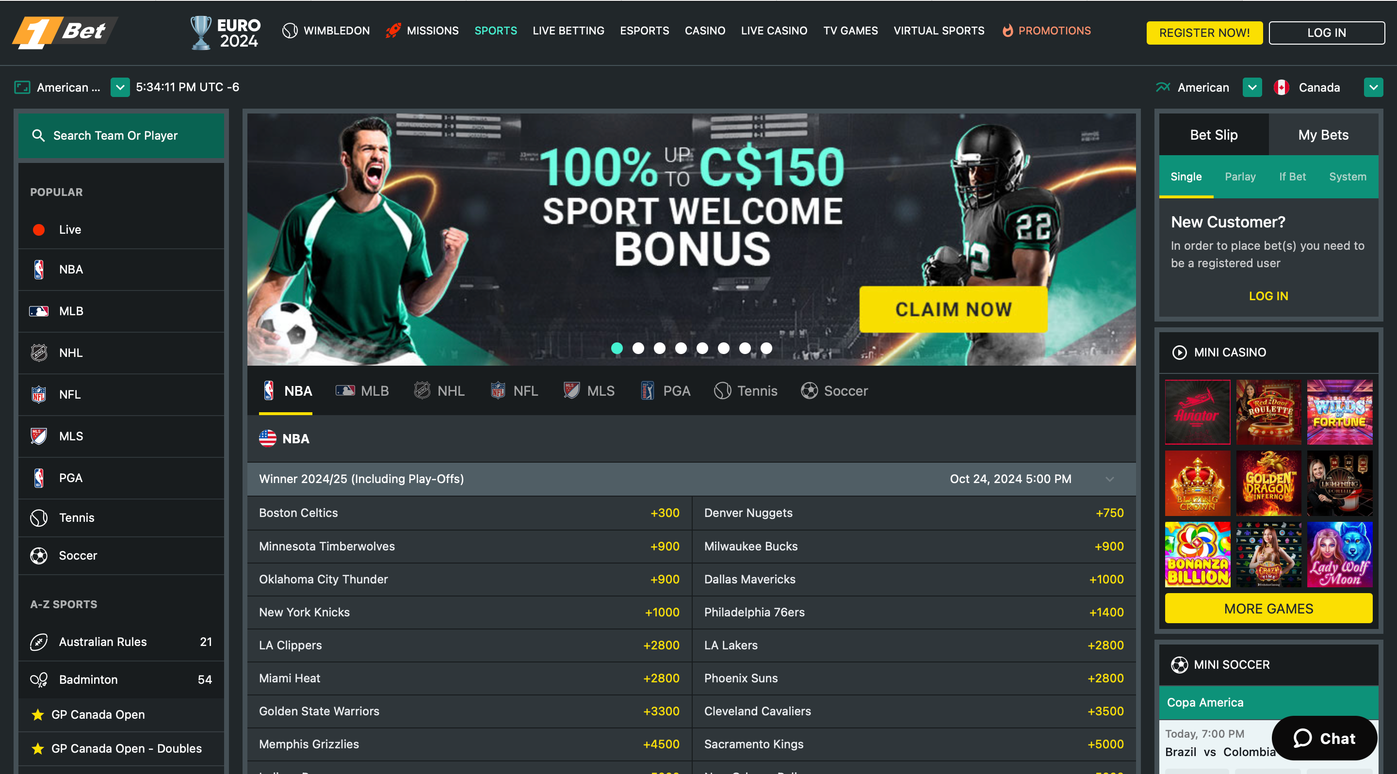 Open an Account on 1Bet Sportsbook-Step 3