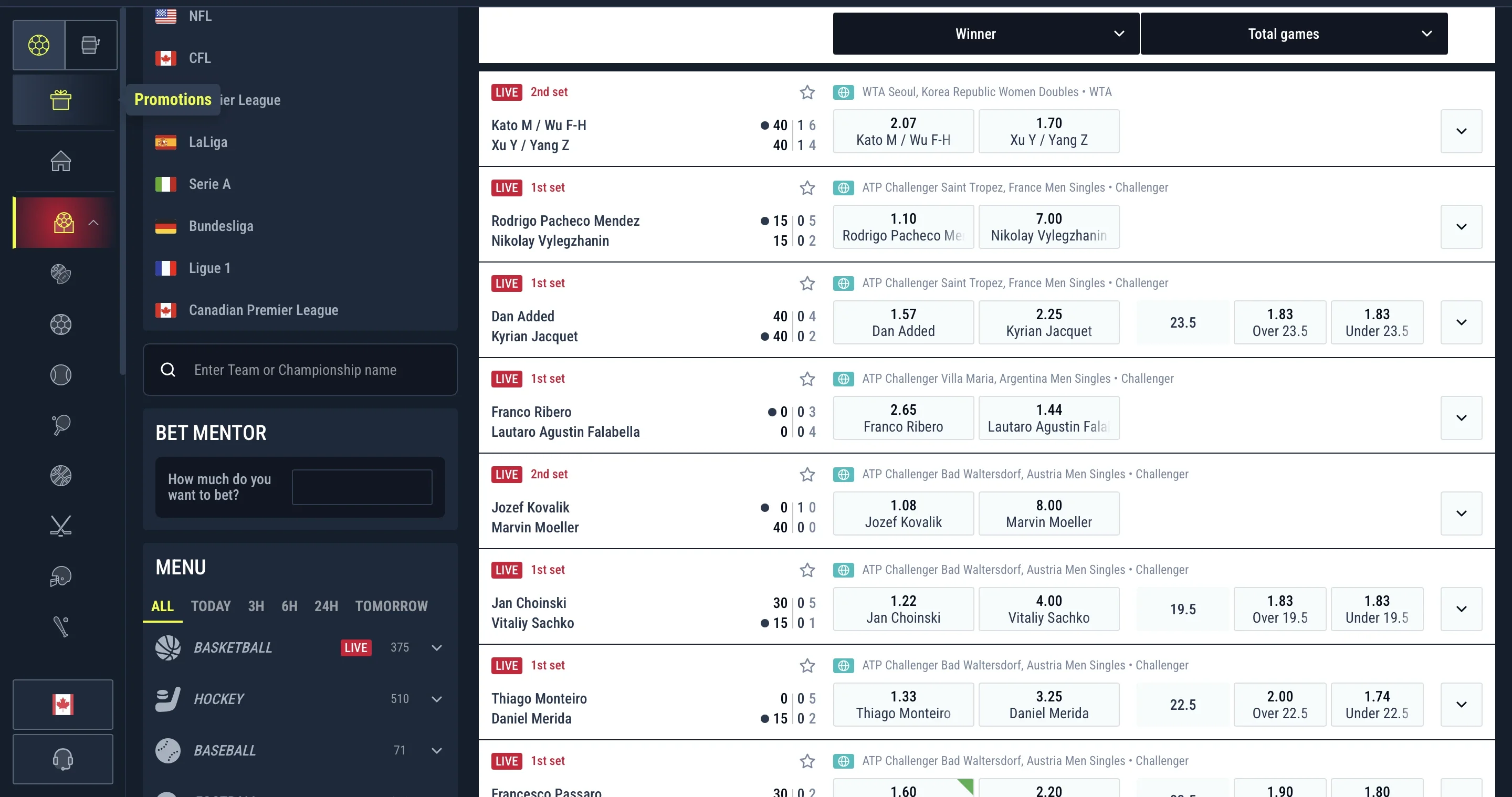 Best Tennis Betting Sites 7