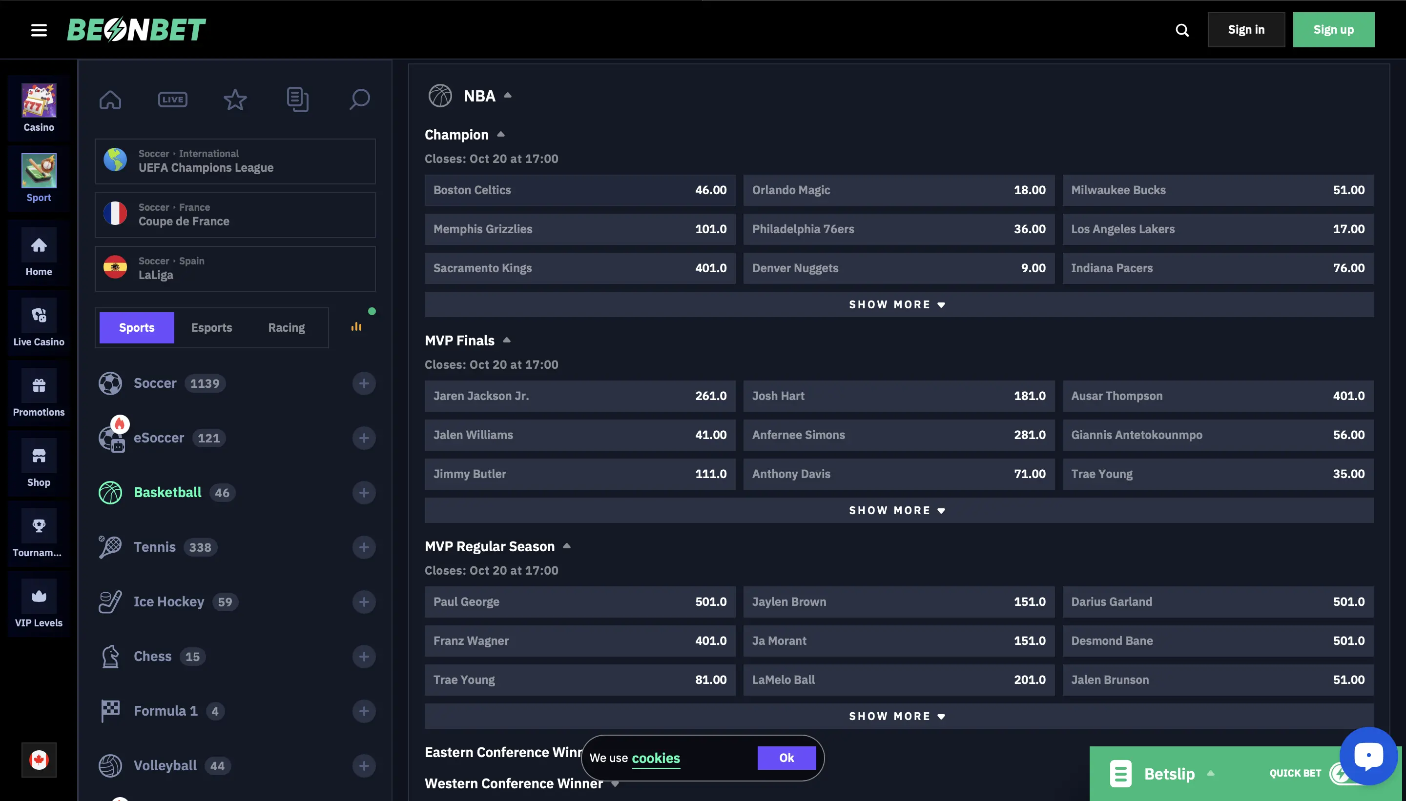 NBA Betting Sites 3