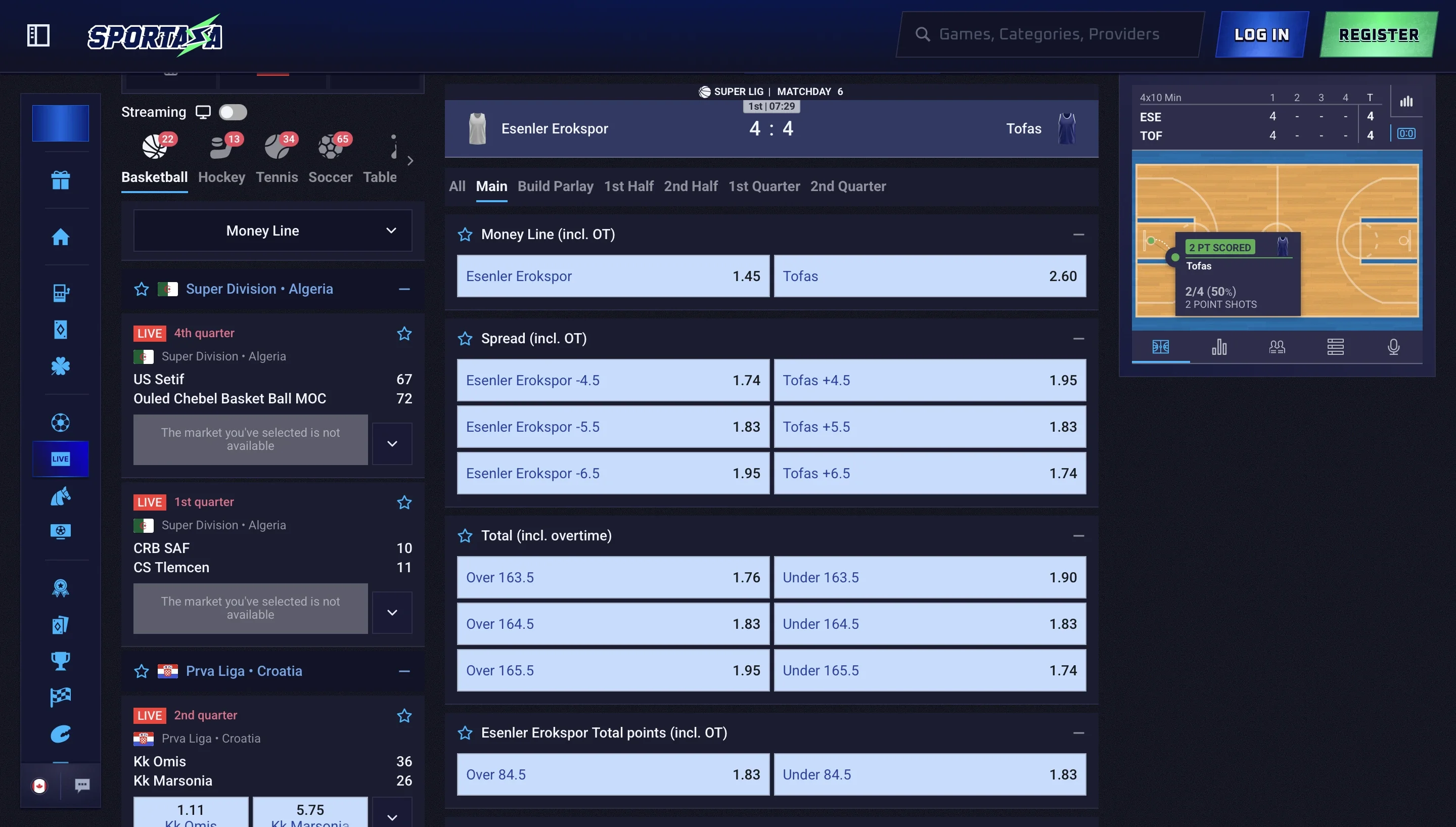 Live Betting 3 Live Betting 3