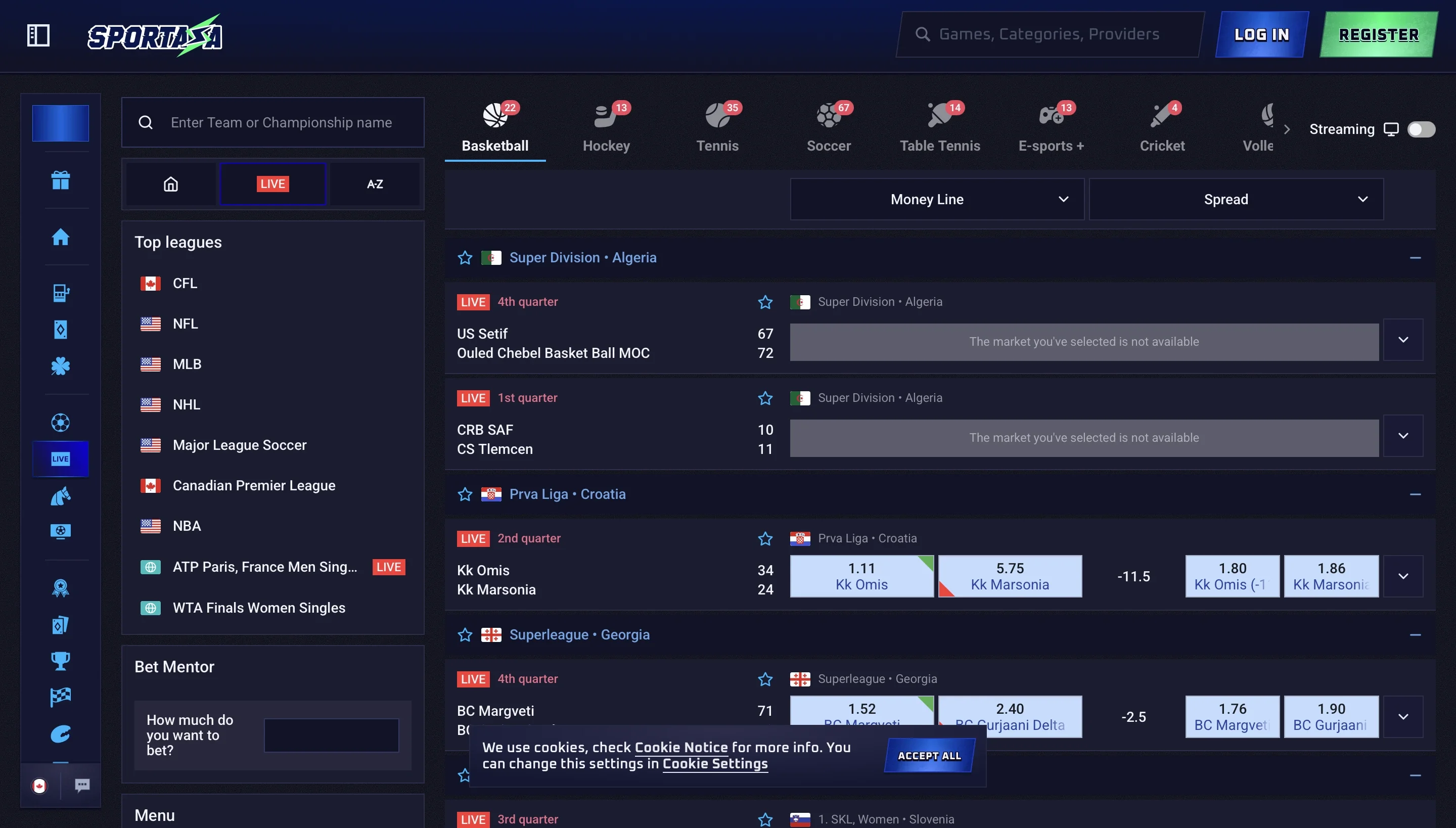Live Betting 2 Live Betting 2