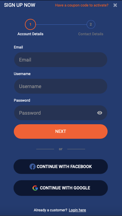 registration step 3