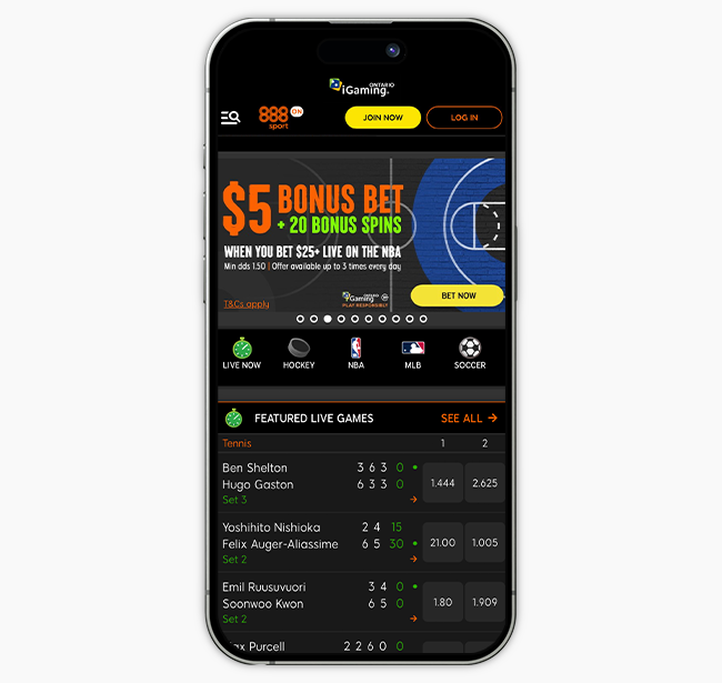 888sport Ontario app