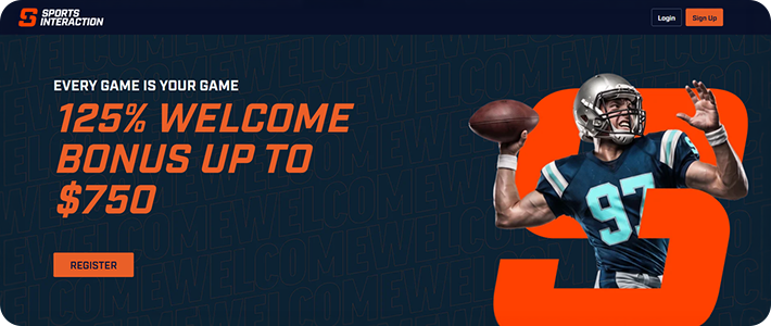 Step 1: Go to sportsinteraction.com Step 1: Go to sportsinteraction.com