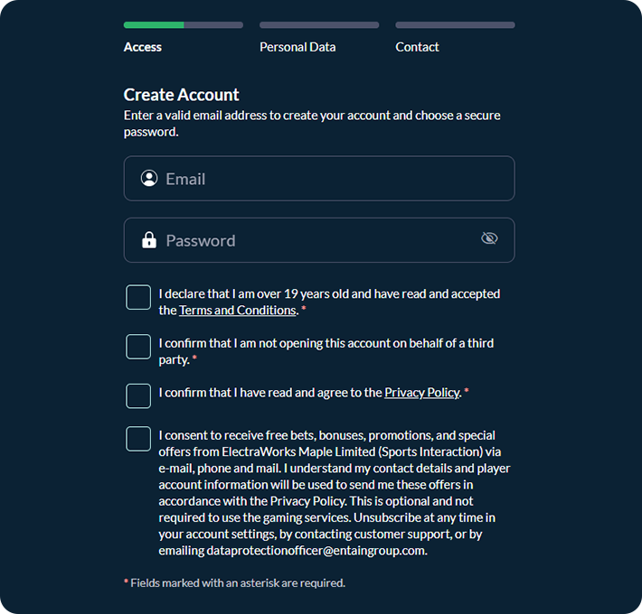 Step 2: Click Sign Up Step 2: Click Sign Up