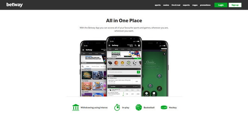 betway mobile app