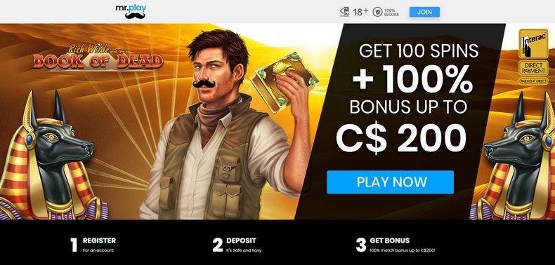 Mr Play casino welcome bonus