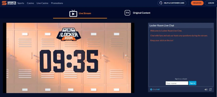 SIA locker room