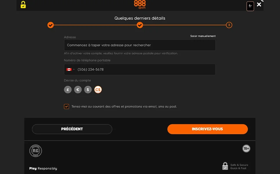 Indiquez vos coordonn